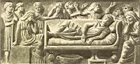Scene de la vie romaine, Les funerailles (source La Documentation par l'image 1952).jpg